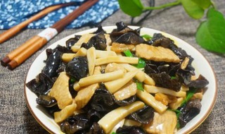 杏鲍木耳炒肉制作方法 木耳炒鲍鱼肉