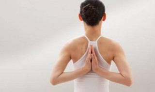 双手后背合十功效(后背手掌合十)