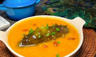 海参小米粥吃了有什么好处（海参小米粥吃了有什么好处和坏处）