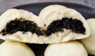 黑芝麻包子如何做 黑芝麻包子做法视频及功效