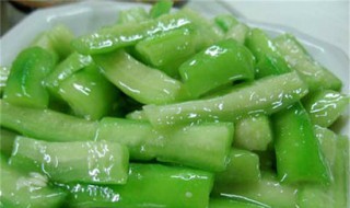 清炒丝瓜怎么炒 清炒丝瓜怎么炒好吃窍门