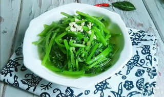 蒿子秆怎么炒（蒜蓉蒿子秆怎么炒）