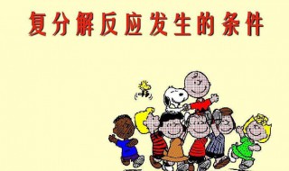 复分解反应发生的条件 复分解反应发生的条件教案