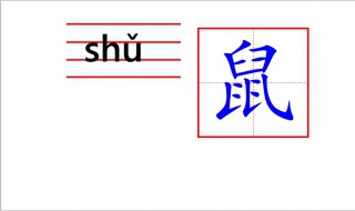 鼠怎么写（在怎么写好看硬笔）