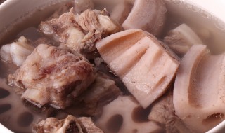 莲藕排骨汤的营养价值 排骨莲藕汤有什么营养价值