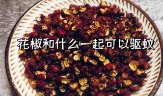 花椒加什么可以驱蚊（花椒加什么可以驱蚊虫）