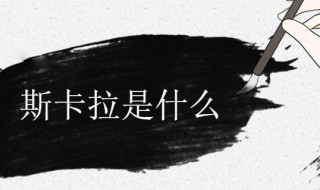 斯卡拉是什么（斯卡拉是什么电影里的主题曲）