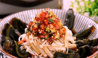 皮蛋拌金针菇如何做 皮蛋拌金针菇如何做才好吃