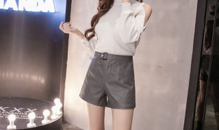 高腰短裤怎么搭配上衣（高腰短裤怎么搭配上衣男）