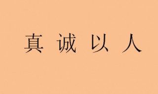 我以为我足够真诚就会被对得起是什么意思 你知道吗