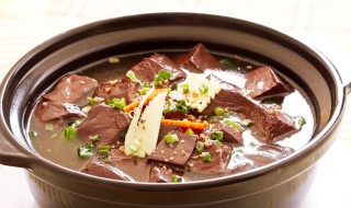 怎样做黑血汤 黑血汤的做法