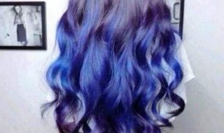 染蓝黑发步骤 染蓝黑发步骤视频