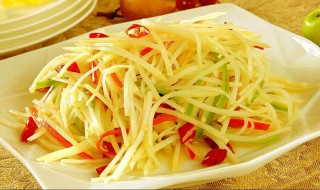 土豆丝做法与步骤 土豆丝做法与步骤最简单的