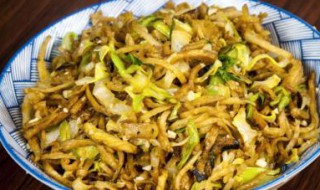 素炒饼制作方法 素炒饼怎么做