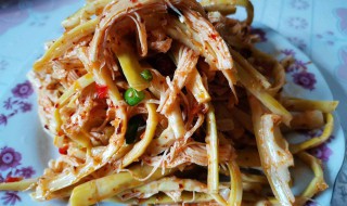 竹笋丝的做法 竹笋丝的做法大全图解