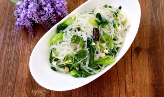 椒油粉丝油菜如何做 粉丝油菜怎么做好吃