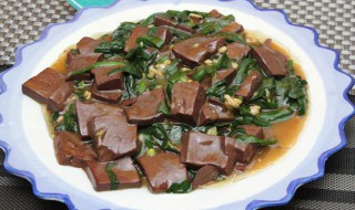 羊血炒韭菜如何做（羊血炒韭菜怎么做）