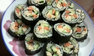 海苔寿司的做法 海苔寿司的做法视频