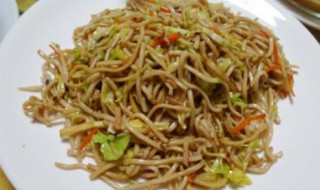 素炒面的做法（素炒面的做法视频教程）