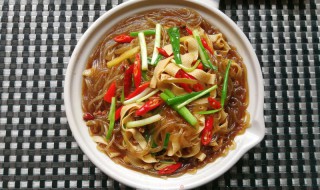 千张炒粉条的做法 千张炒粉条窍门