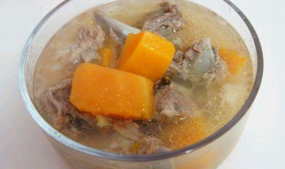 木瓜红薯煲扇骨汤(木瓜排骨汤窍门)