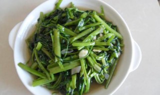 炒空心菜的制作方法（炒空心菜的制作方法视频）