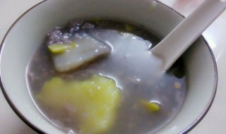 黑糯米番薯汤如何做 黑糯米番薯汤如何做好吃