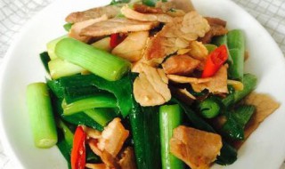 大蒜炒咸肉的做法（大蒜炒咸肉的做法肉怎么做）