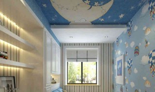 房顶贴墙纸技巧（房间顶怎么贴墙纸）