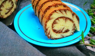 可可蛋糕卷的做法 可可奶油蛋糕卷的做法