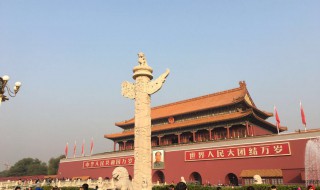 天安城门旁边的柱子叫什么 天安城门旁边的柱子叫什么华表