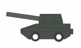 坦克怎么画 KV2重坦怎么画