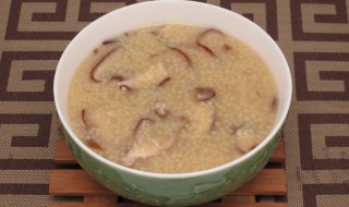 香菇能不能和小米粥一起吃（小米香菇能一起吃吗）