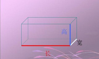 长方体有4组长宽高对吗（长方体有4组长宽高对不对）