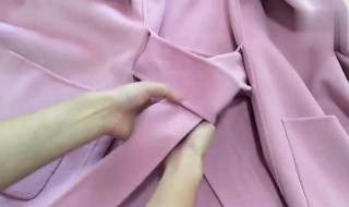 羊绒大衣打结方法蝴蝶结 羊绒大衣蝴蝶结的打法 步骤