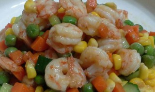 青瓜玉米炒鲜虾仁 青瓜玉米炒虾仁的做法