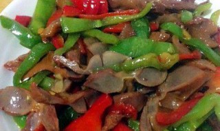 鸡胗辣椒怎么做（青椒鸡的做法）