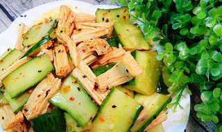 腐竹拌黄瓜的做法(腐竹拌黄瓜怎样做)