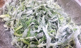 粉蒸面条菜的做法 粉蒸面条菜的做法窍门