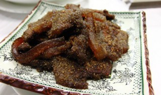 安徽干渣肉怎么做 合肥干渣肉