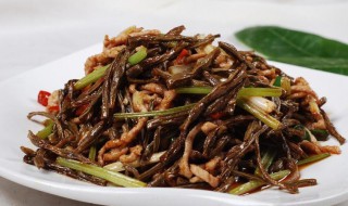 炒干豆角的方法 干豆角怎么炒好吃又简单窍门