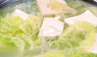 豆腐炖白菜怎么做才好吃(白菜炖豆腐怎样做才好吃)