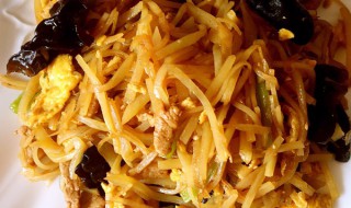 木须肉土豆丝做法教程（木须肉土豆丝做法教程窍门）