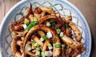 酱烧鱿鱼须怎么做 酱炒鱿鱼须的做法