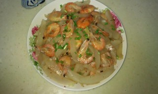 白萝卜炒虾做法步骤 白萝卜炒虾仁的家常做法