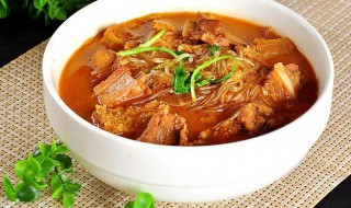 面筋炖排骨步骤（红烧排骨炖面筋）