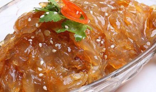 桃红海蜇 红海蜇和白海蜇