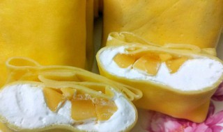 芒果奶油毛巾卷怎么做 奶油芒果卷的做法