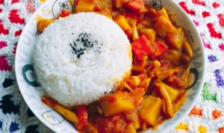 素咖喱火锅的做法 素咖喱饭的做法