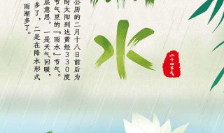 雨水节气手抄报资料素材（雨水节气手抄报 素材）